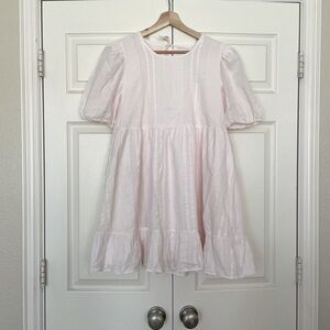 Aritzia pale pink babydoll dress!